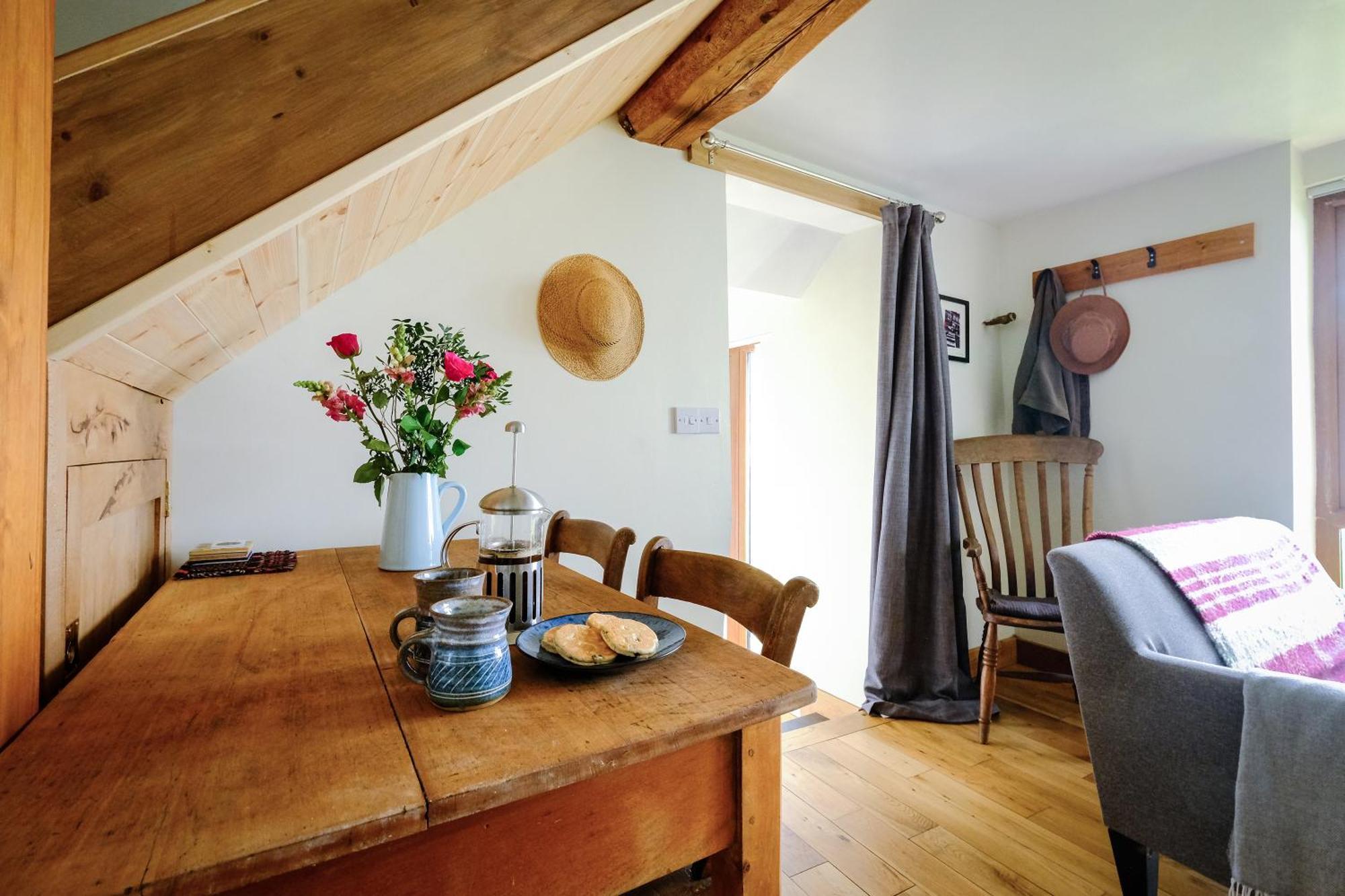 Rhyd Y Geifr, Cosy Barn Conversion In Maerdy คอร์เวน ภายนอก รูปภาพ